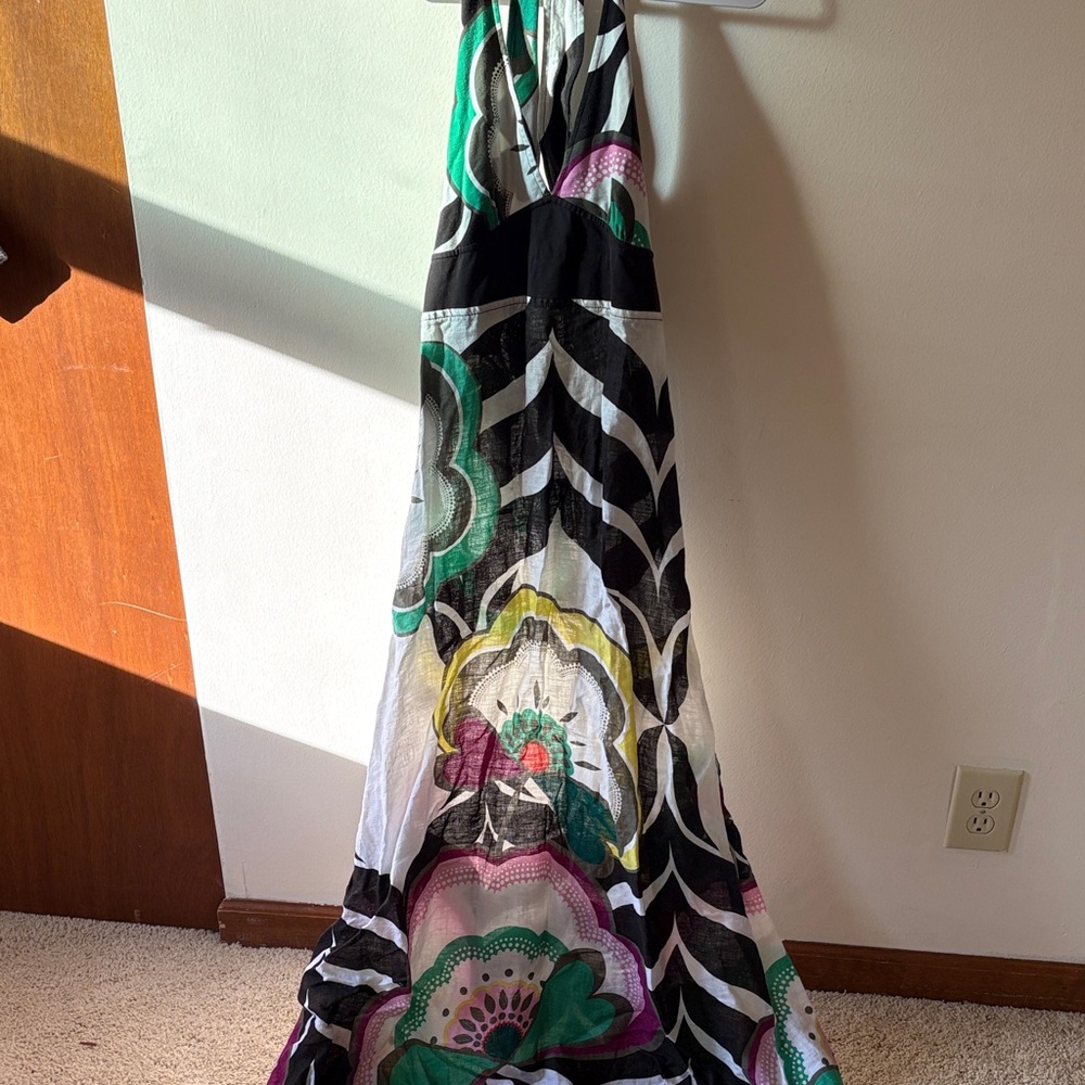 Floral Halter Maxi Dress